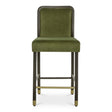 Green Upholstered Counter Stool by Splendido Jeno