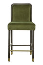 Modern European furniture - Green Upholstered Counter Stool - www.oroa.com