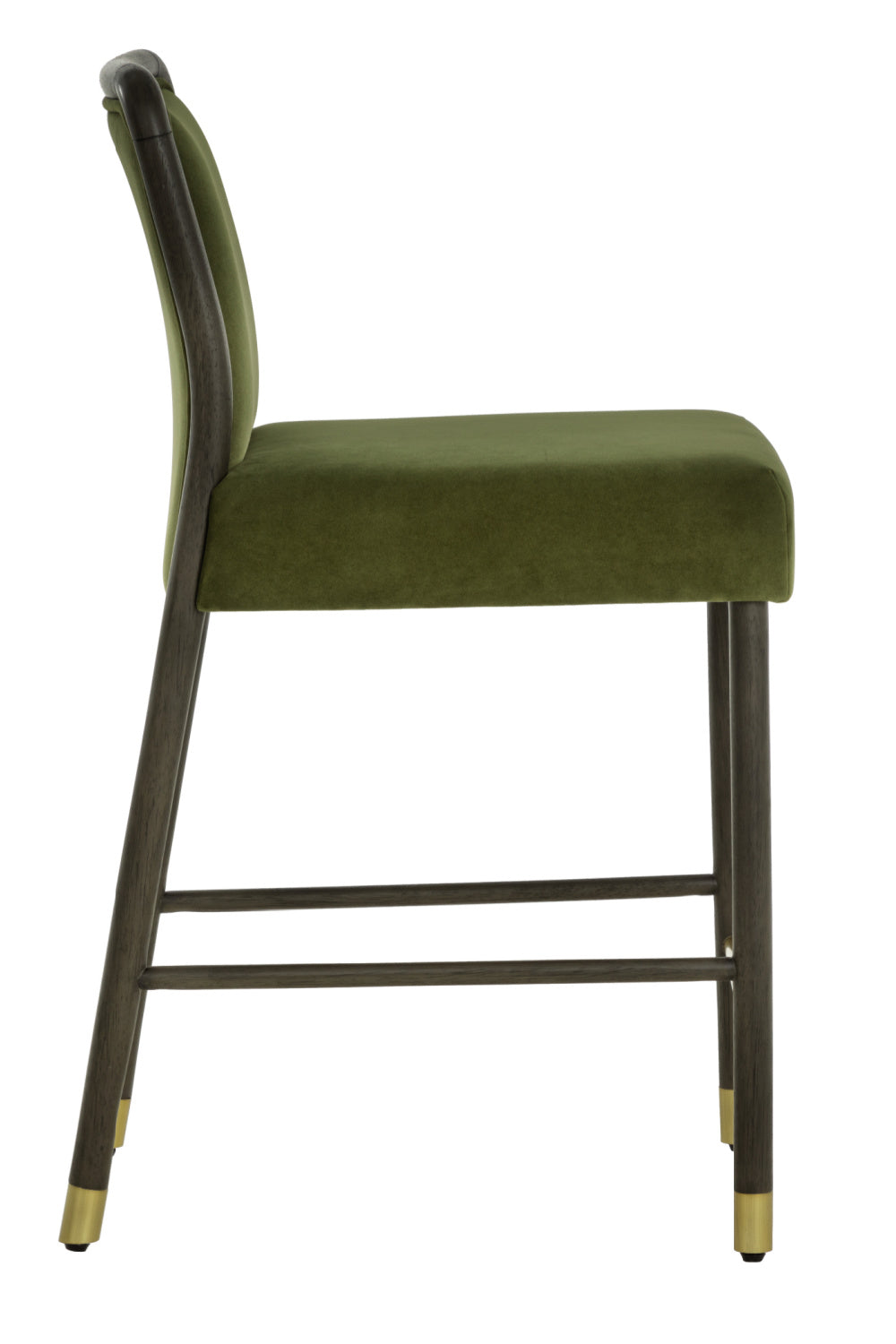 Modern European furniture - Green Upholstered Counter Stool - www.oroa.com