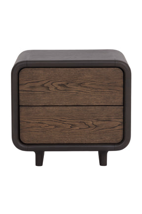 2-Drawer Oak Nightstand by Splendido Koa