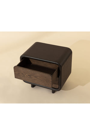 2-Drawer Oak Nightstand | Splendido Koa | Oroa.com