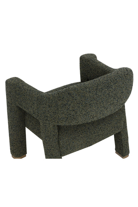 Modern European furniture - Green Cutout-Back Lounge Chair - www.oroa.com