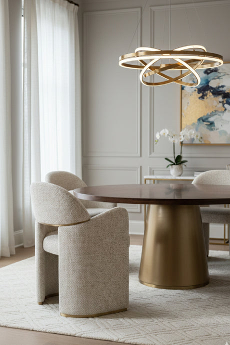 Modern Art Deco Dining Armchair | Splendido Snowden | Oroa.com