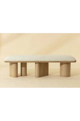 Modern European furniture - Light Oak Accent Bench - www.oroa.com