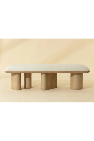 Light Oak Accent Bench | Splendido Hiro | Oroa.com