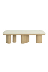 Modern European furniture - Light Oak Accent Bench - www.oroa.com