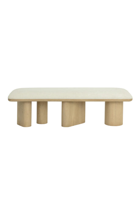 Light Oak Accent Bench | Splendido Hiro | Oroa.com