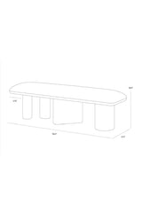 Modern European furniture - Light Oak Accent Bench - www.oroa.com