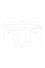 Modern European furniture - Solid Acacia Wood Dining Table - www.oroa.com