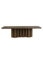 Modern European furniture - Rectangular Oak Wood Dining Table - www.oroa.com