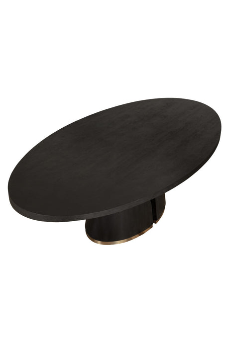 Modern European furniture - Dual Pedestal Wood Dining Table - www.oroa.com