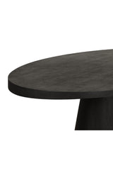 Modern European furniture - Dual Pedestal Wood Dining Table - www.oroa.com
