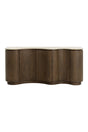 Modern European furniture - Solid Oak Sideboard with Travertine Top - www.oroa.com