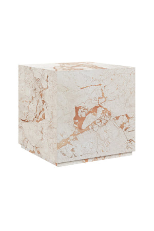 Modern European furniture - Marble Cube End Table - www.oroa.com