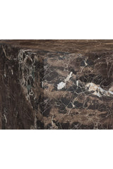 Modern European furniture - Marble Cube End Table - www.oroa.com
