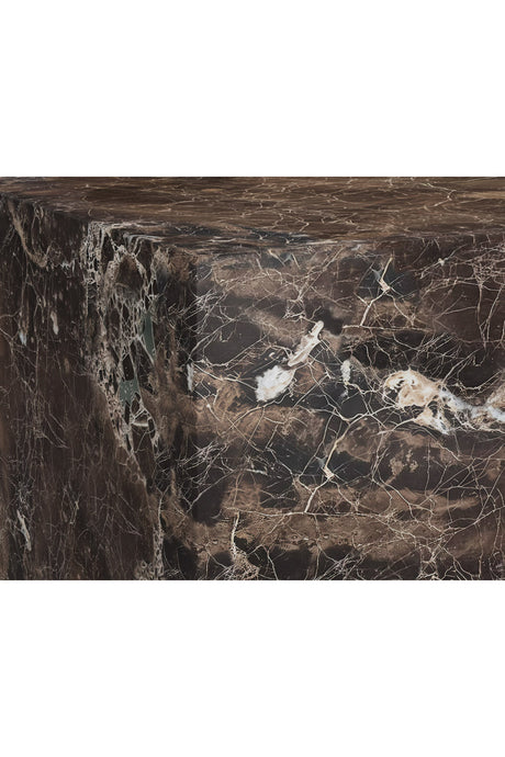 Modern European furniture - Marble Cube End Table - www.oroa.com