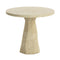Modern European furniture - Natural Indoor/Outdoor Travertine Look Bistro Table - www.oroa.com