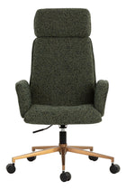 Modern European furniture - Curved Upholstered Office Chair - www.oroa.com
