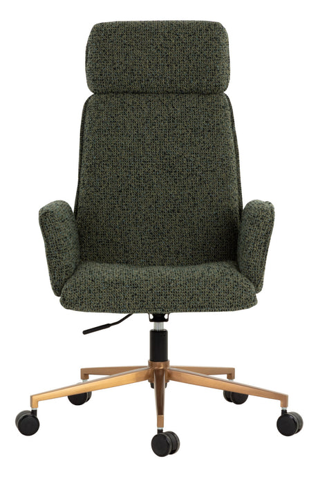 Modern European furniture - Curved Upholstered Office Chair - www.oroa.com