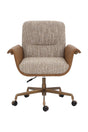 Modern European furniture - Leather Look Arm Office Chair - www.oroa.com
