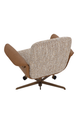Modern European furniture - Leather Look Arm Office Chair - www.oroa.com