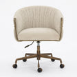 Curved Back Upholstered Lounge Chair by Splendido Olma Office Chair