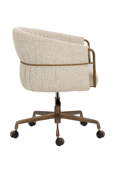 Modern European furniture - Curved Back Upholstered Lounge Chair - www.oroa.com