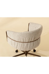 Modern European furniture - Curved Back Upholstered Lounge Chair - www.oroa.com