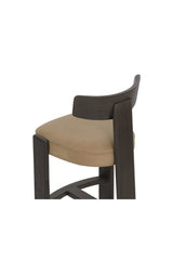 Modern European furniture - Oak T-Shaped Back Counter Stool - www.oroa.com