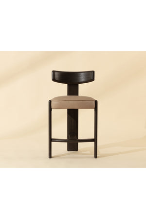 Oak T-Shaped Back Counter Stool | Splendido Horton | Oroa.com