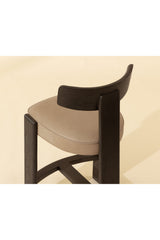 Modern European furniture - Oak T-Shaped Back Counter Stool - www.oroa.com