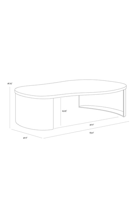 Modern European furniture - Glass Top Coffee Table - www.oroa.com