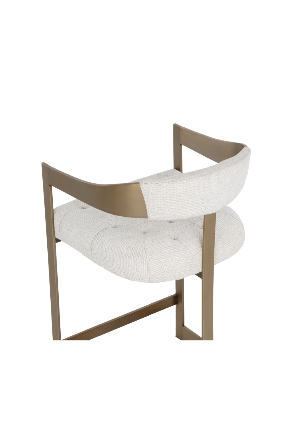 Modern European furniture - Antique Brass Framed Counter Stool - www.oroa.com