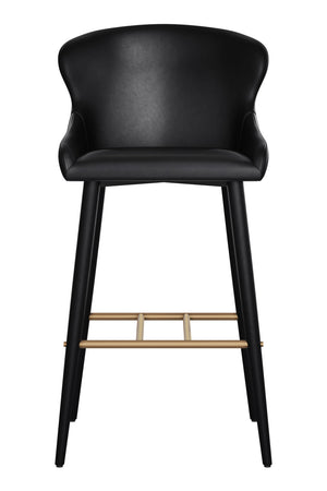 Leather Look Shell Bar Stool | Splendido Evora | Oroa.com