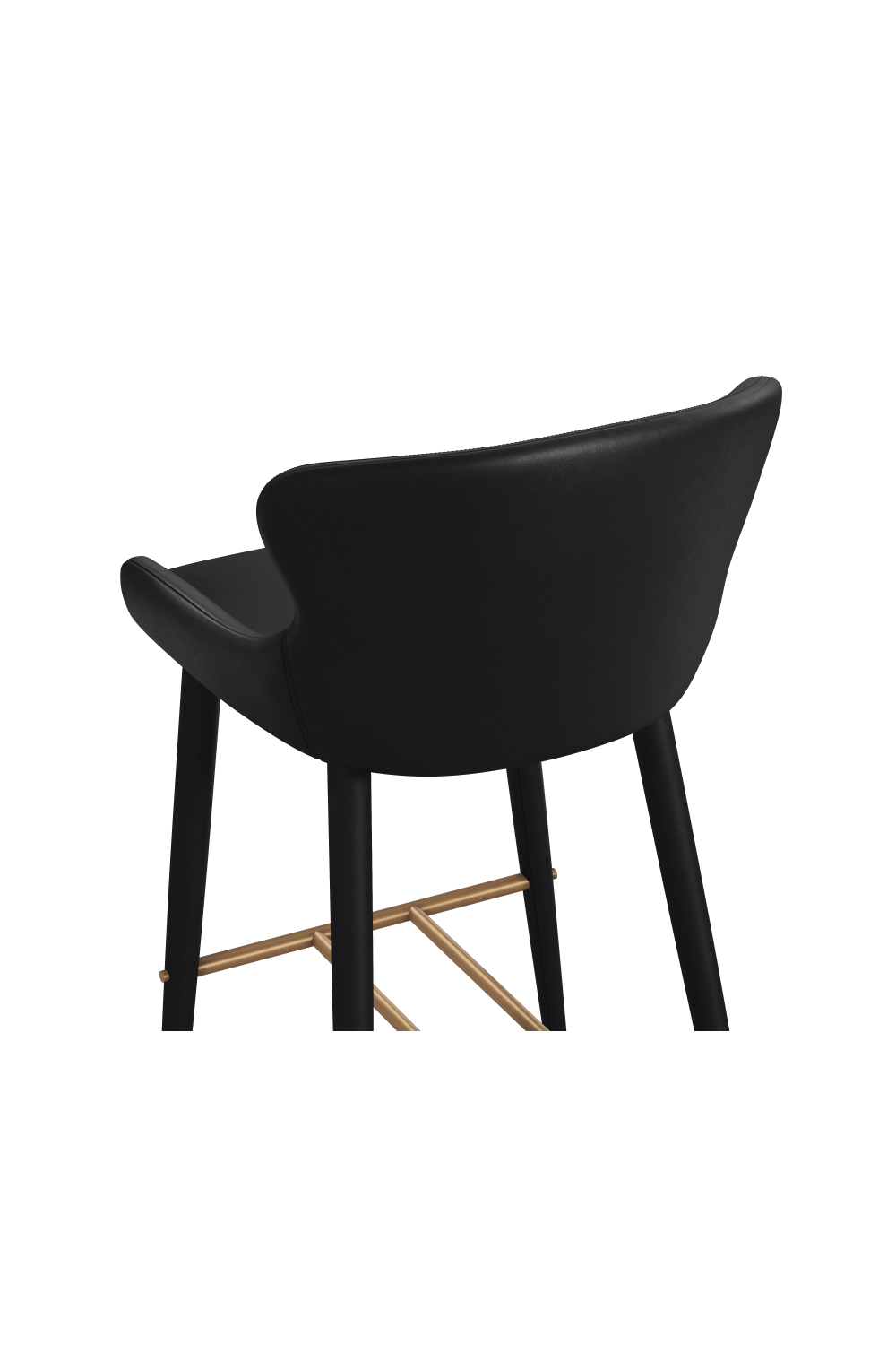 Leather Look Shell Bar Stool | Splendido Evora | Oroa.com