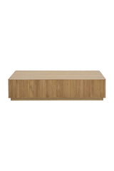 Modern European furniture - Reeded Oak Coffee Table - www.oroa.com