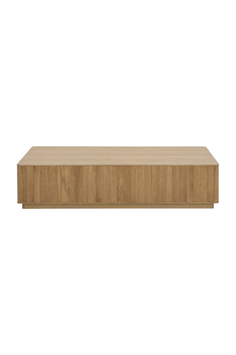 Modern European furniture - Reeded Oak Coffee Table - www.oroa.com