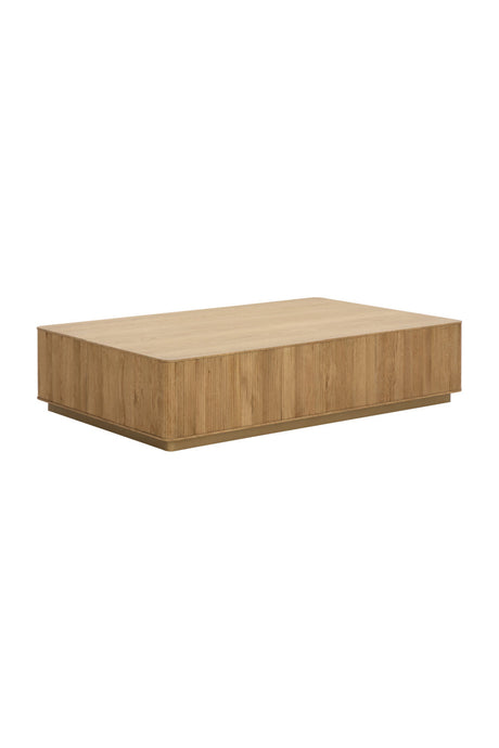 Modern European furniture - Reeded Oak Coffee Table - www.oroa.com