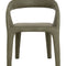 Modern European furniture - Open-Back Leather Look Dining Chair - www.oroa.com