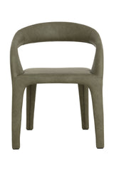 Modern European furniture - Open-Back Leather Look Dining Chair - www.oroa.com
