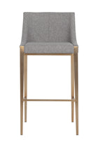 Modern European furniture - Fabric Upholstered Bar Stool - www.oroa.com