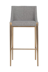 Modern European furniture - Fabric Upholstered Bar Stool - www.oroa.com