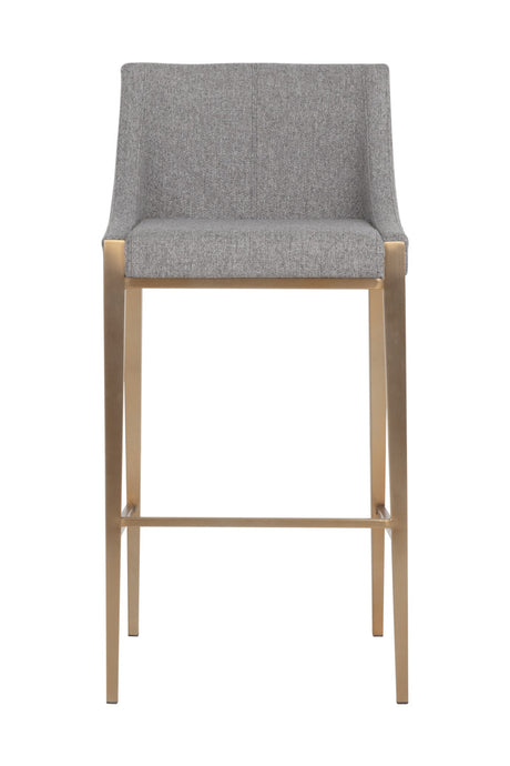 Modern European furniture - Fabric Upholstered Bar Stool - www.oroa.com