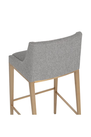 Modern European furniture - Fabric Upholstered Bar Stool - www.oroa.com