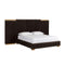 Modern European furniture - Channeled Panel Headboard King Bed - www.oroa.com