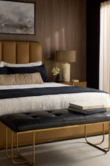 Modern European furniture - Gray Linen Marble Table Lamp - www.oroa.com