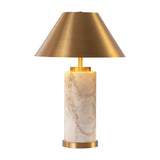 Cylindrical Marble Table Lamp | Splendido Cilla