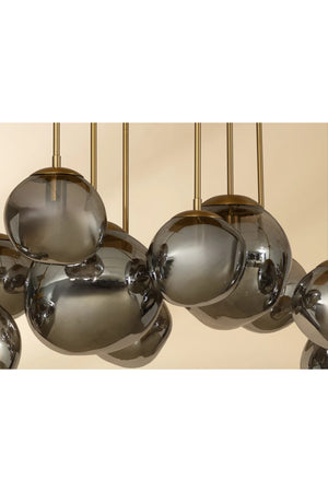 Gray Glass Orbs Chandelier | Splendido Dionis | Oroa.com