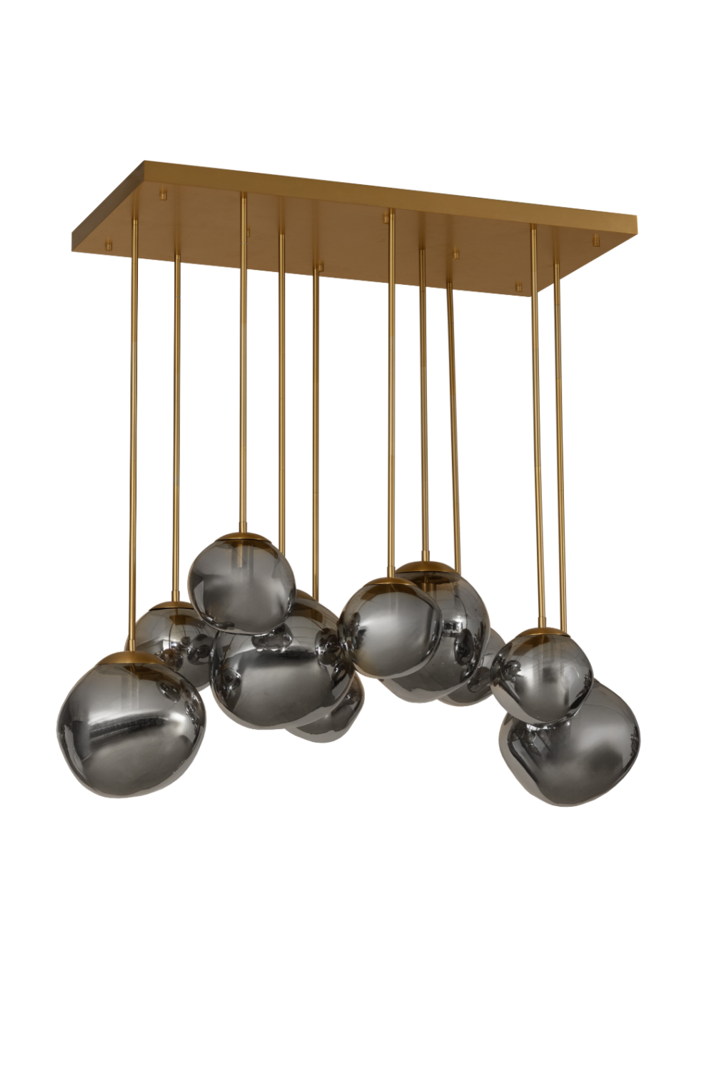 Gray Glass Orbs Chandelier | Splendido Dionis | Oroa.com