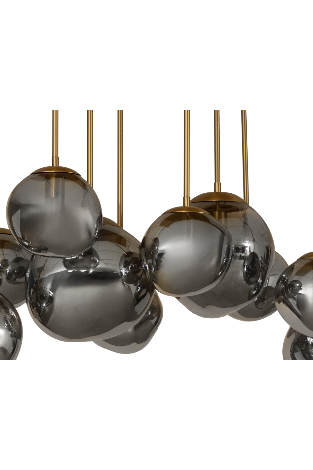 Gray Glass Orbs Chandelier | Splendido Dionis | Oroa.com